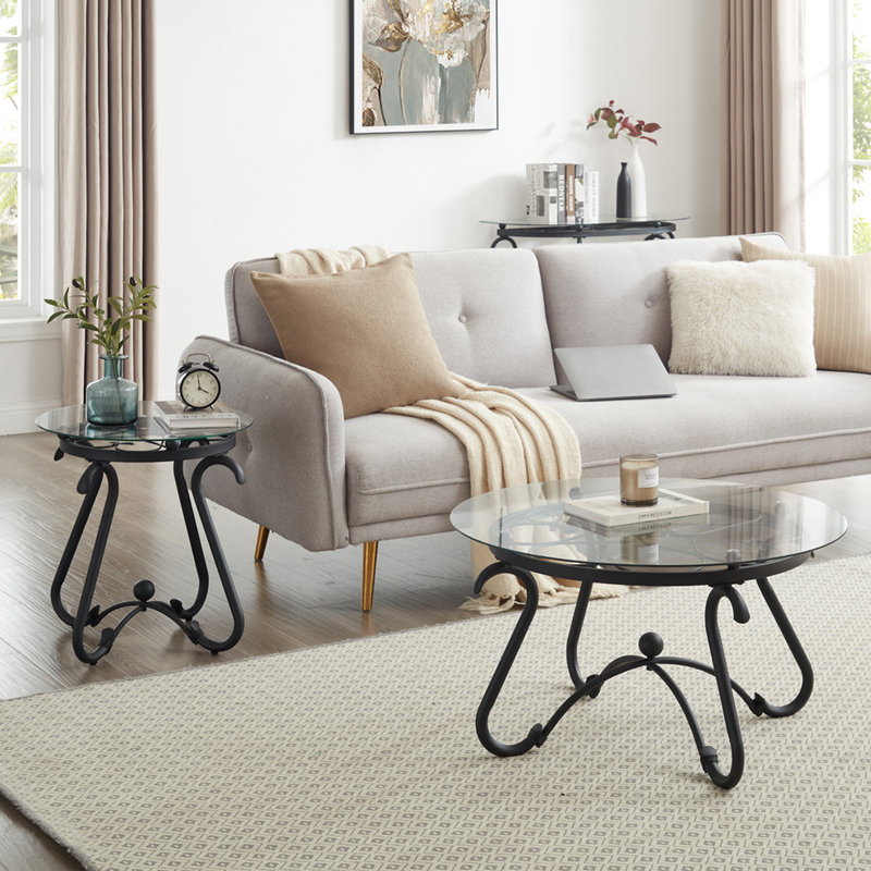 Wayfair coffee table glass top online